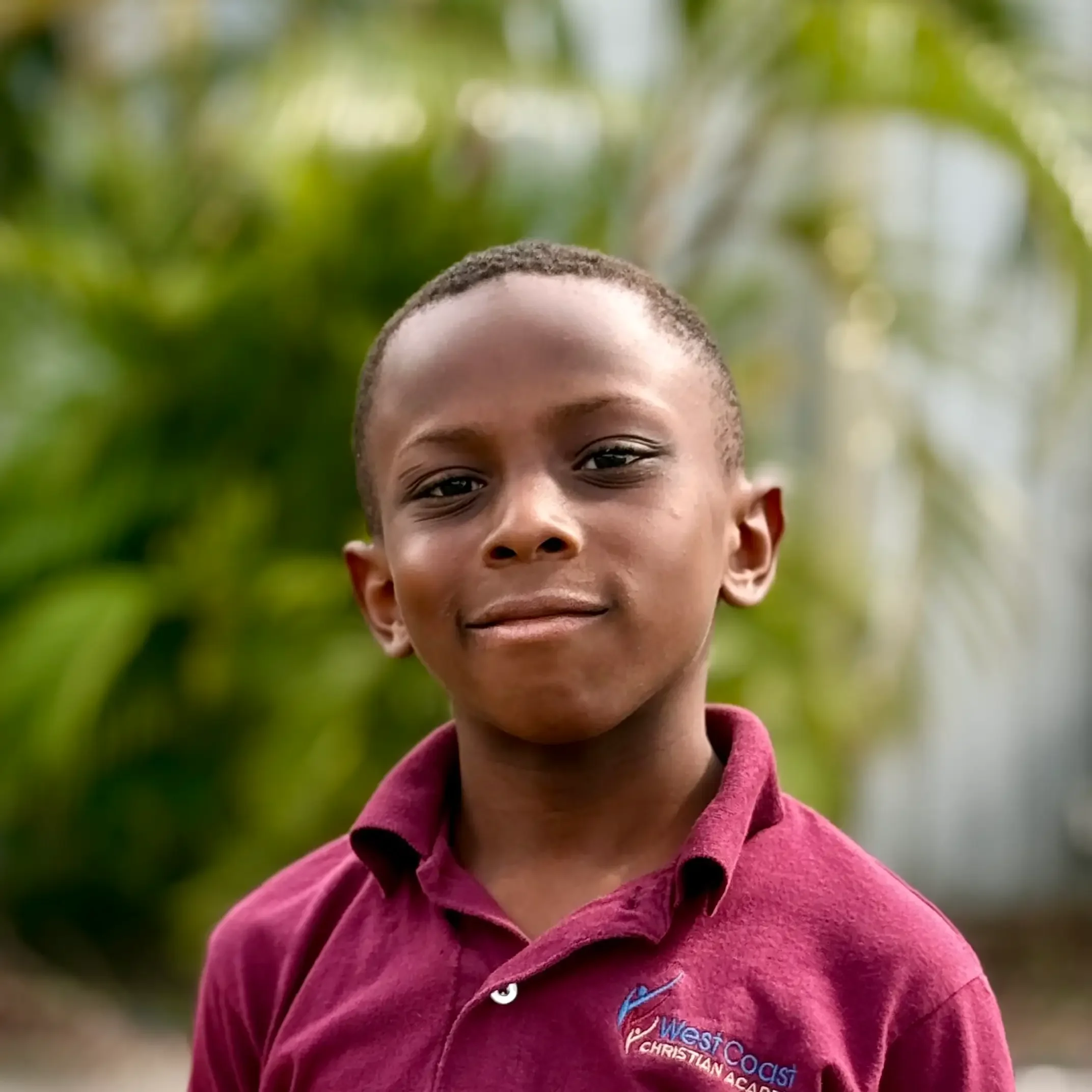 Student smiling