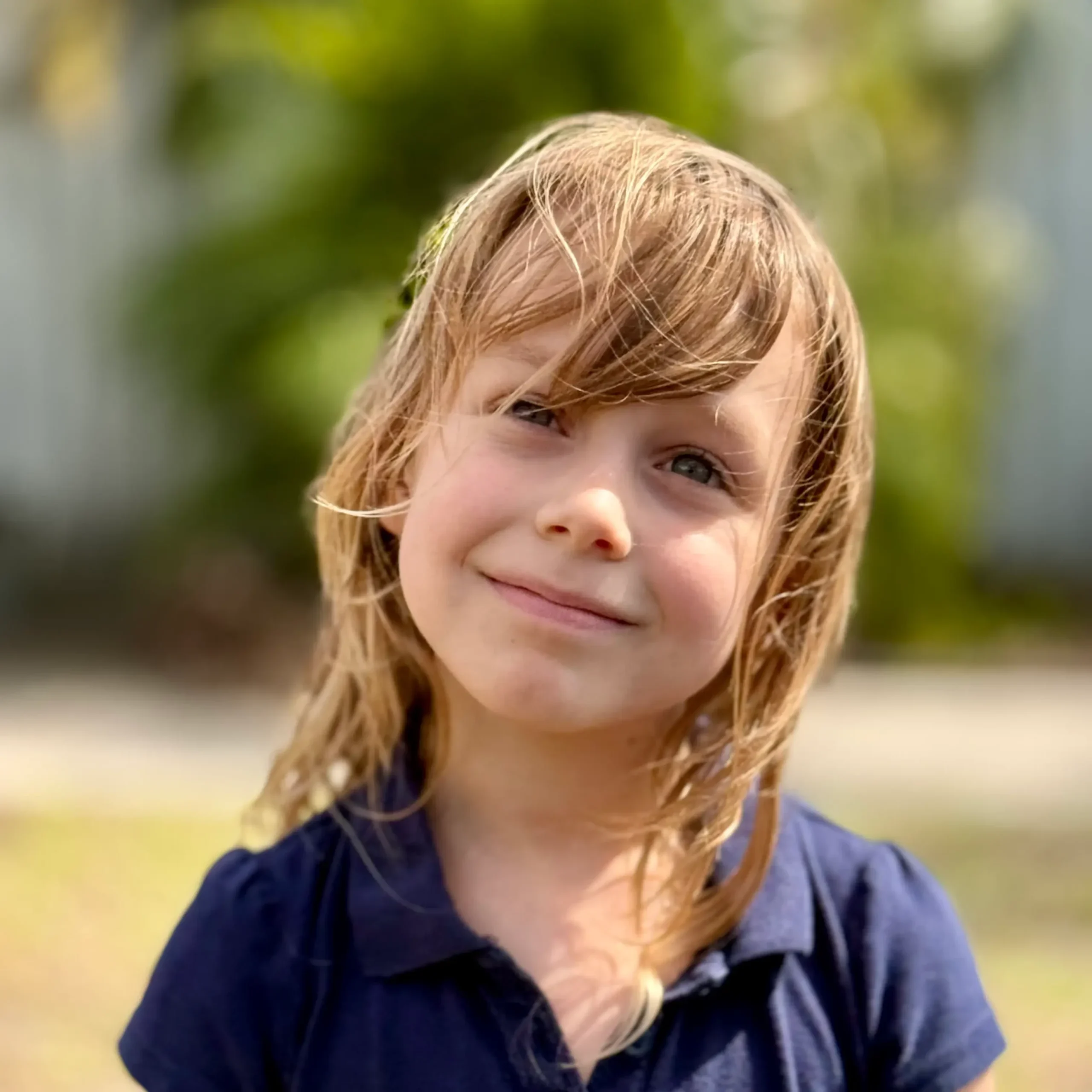 Student smiling