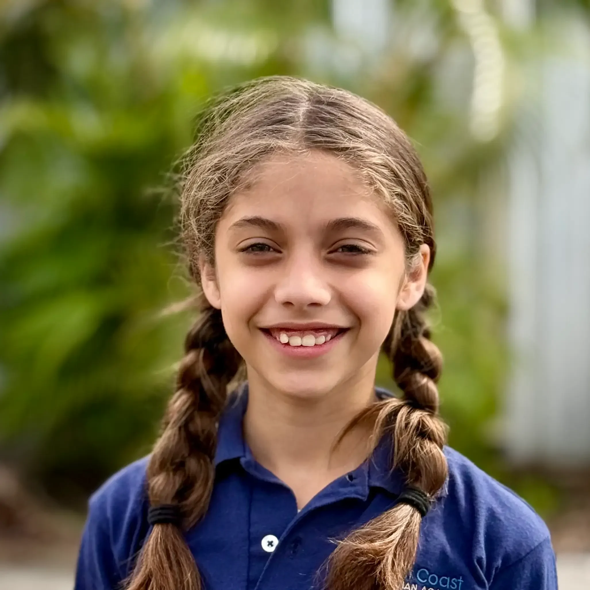 Student smiling