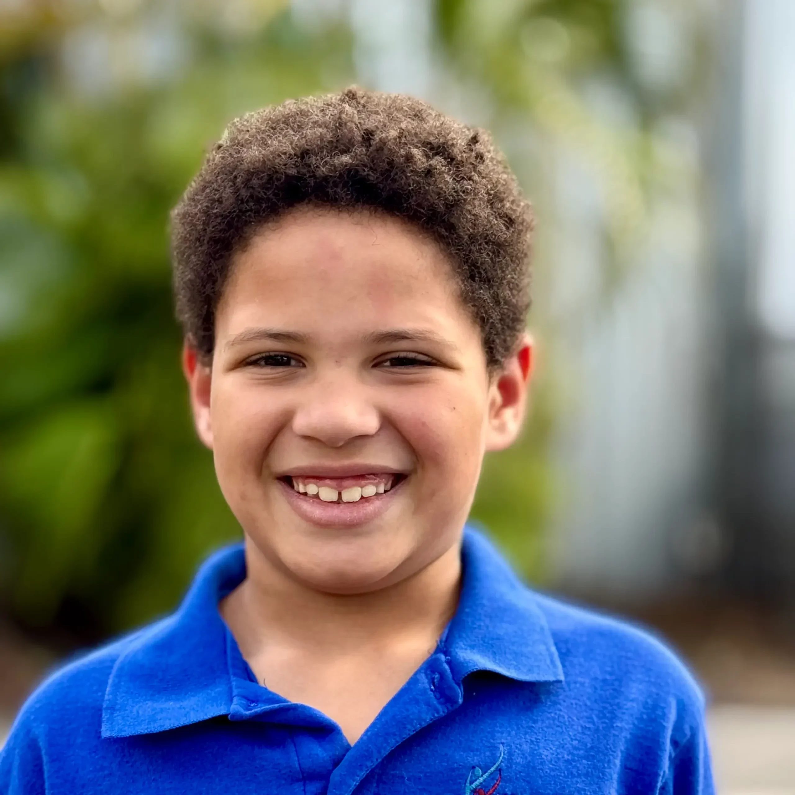 Student smiling